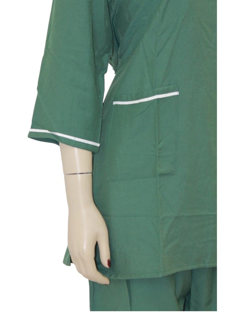 3 Pieces Uniform Cleaning Suit for Domestic Workers