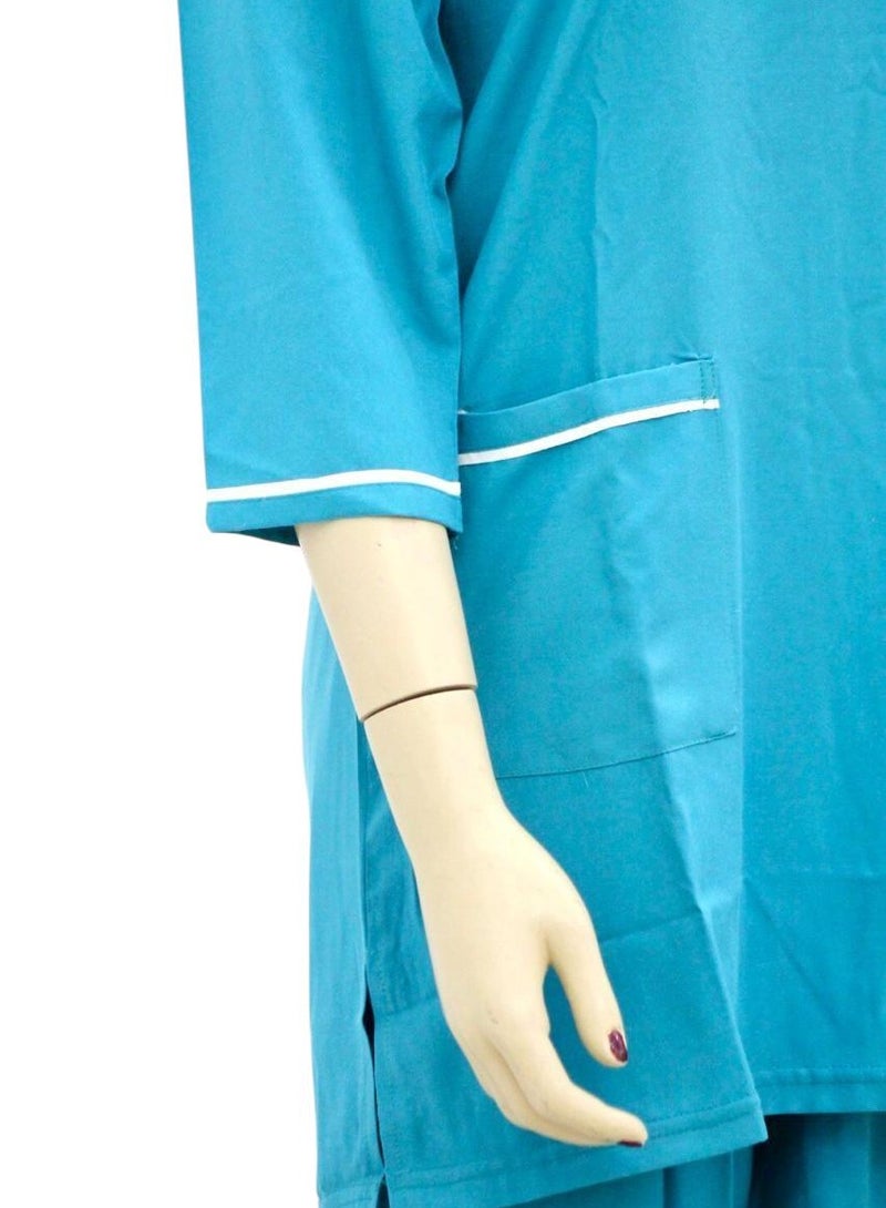 Housemaid Uniform Maid Nanny Scrub Suit 3 piece set