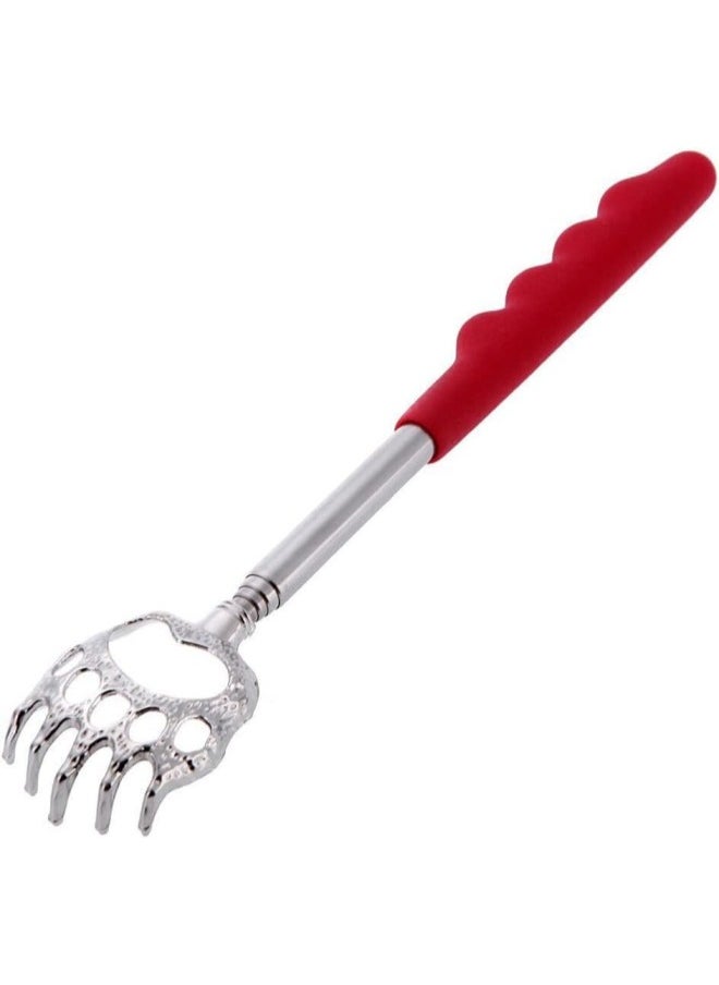 PULABO Telescopic Massager Bear Claw Back Scratcher Stainless Steel Metal Scratcher Back Telescopic Massager 1pcs Convenient