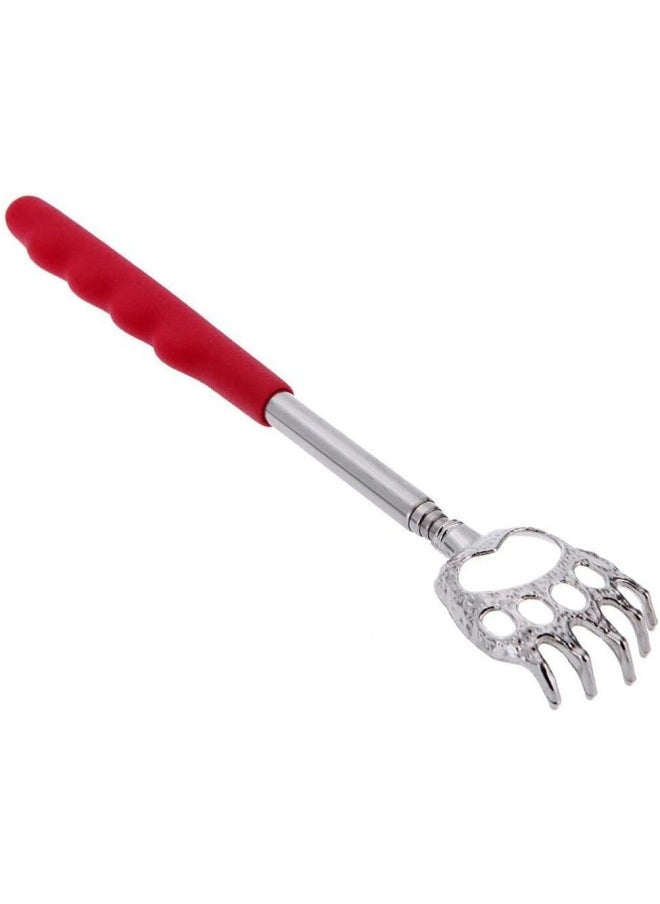 PULABO Telescopic Massager Bear Claw Back Scratcher Stainless Steel Metal Scratcher Back Telescopic Massager 1pcs Convenient