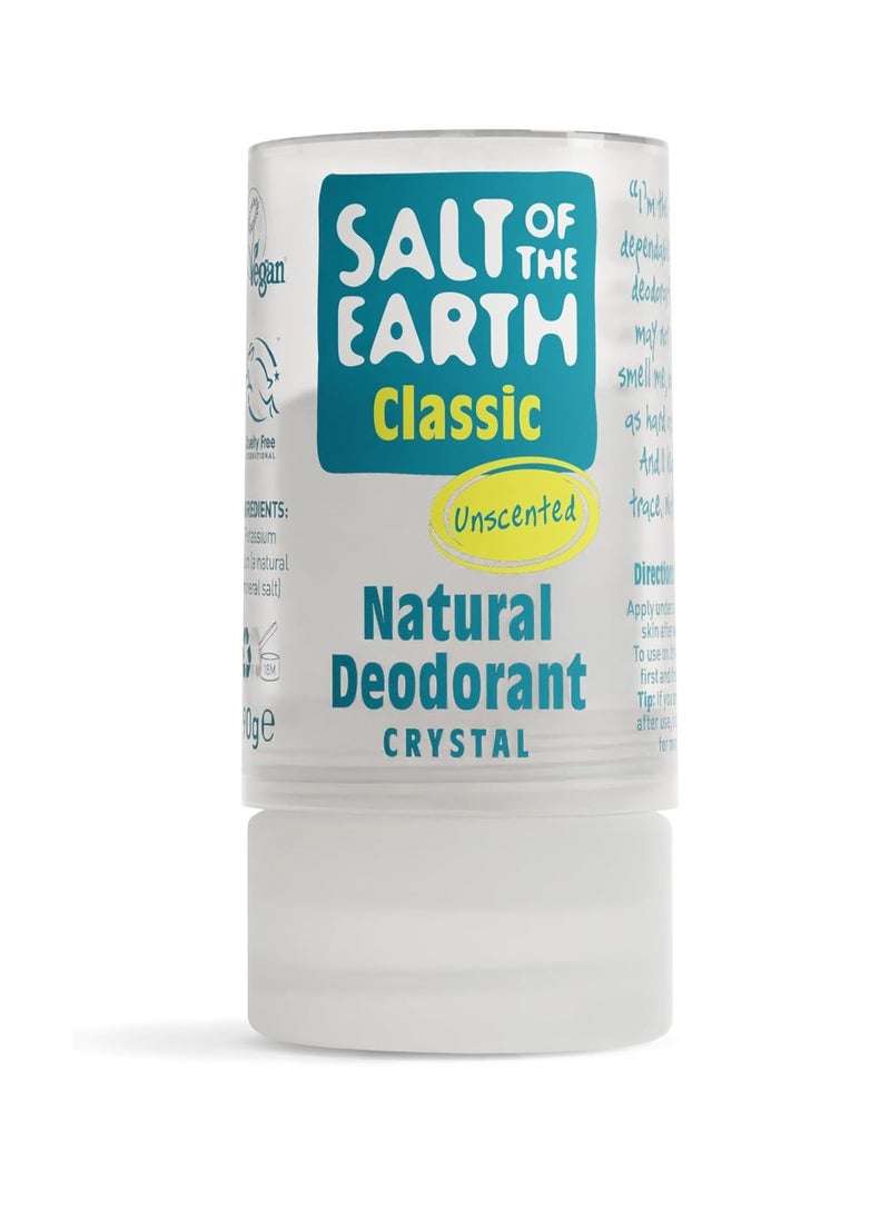 Crystal Spring Salt of the Earth Organic Classic Deodorant 90g Pack of 2