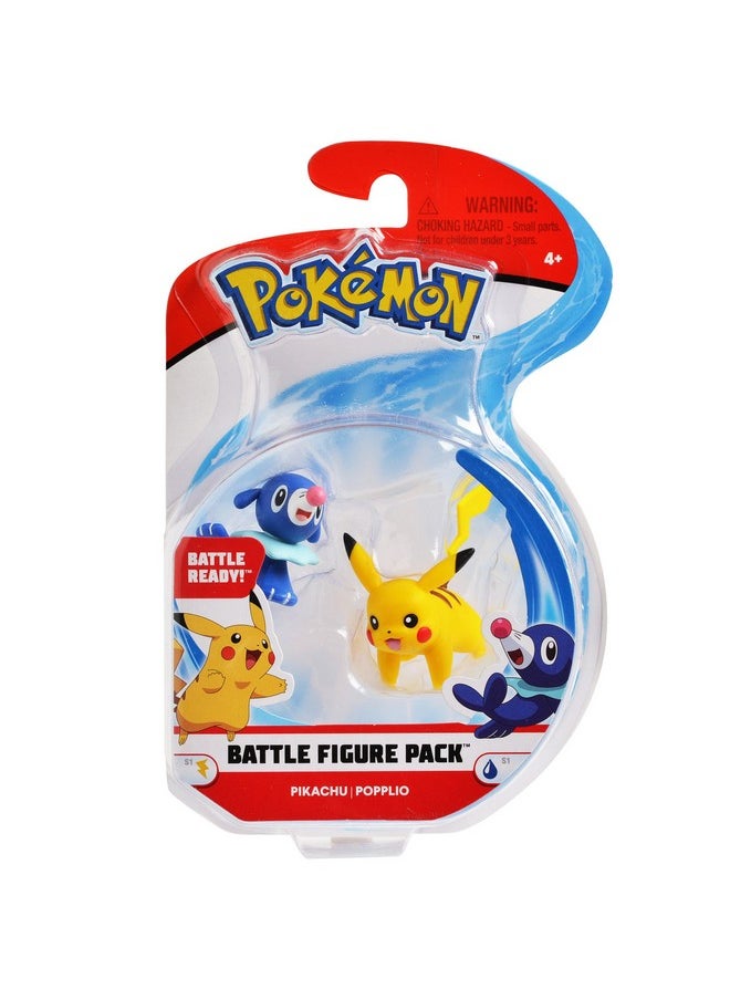 Pokemon 2 Inch Battle Action Figure 2-Pack, includes 2