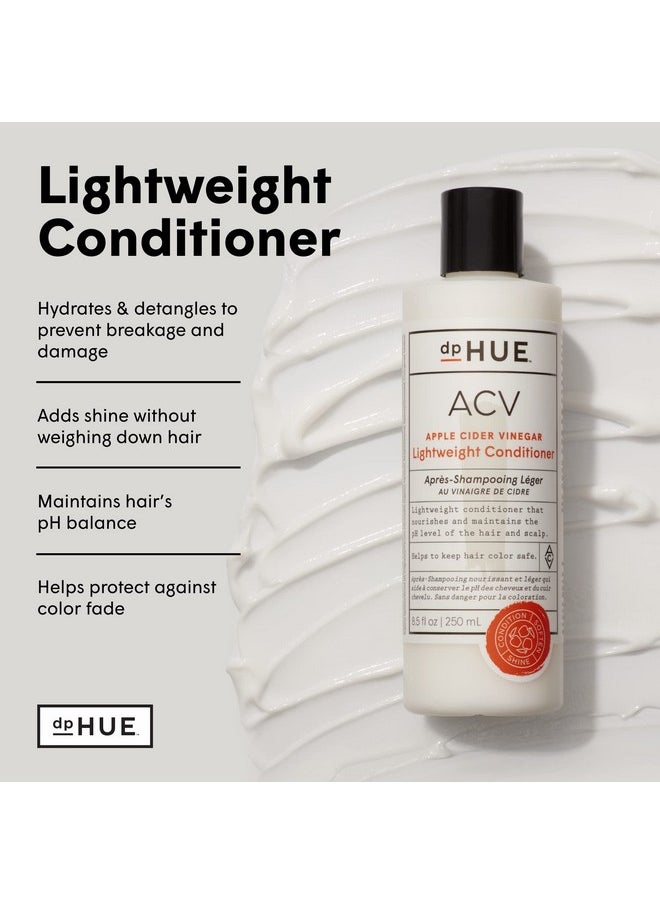 Apple Cider Vinegar Lightweight Conditioner, 8.5 Fl Oz - Hydrates, Adds Shine & Helps Protect Color - With Aloe Vera, Shea Butter & Panthenol