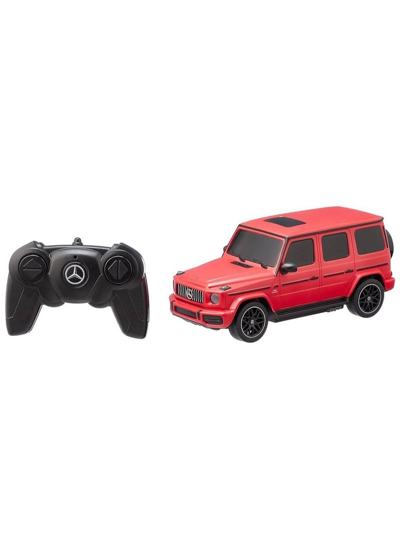 Mercedes-AMG G 63 1:24 Scale Remote Control Car - Red Color, 2.4GHz Full Function, for Kids Age 6+