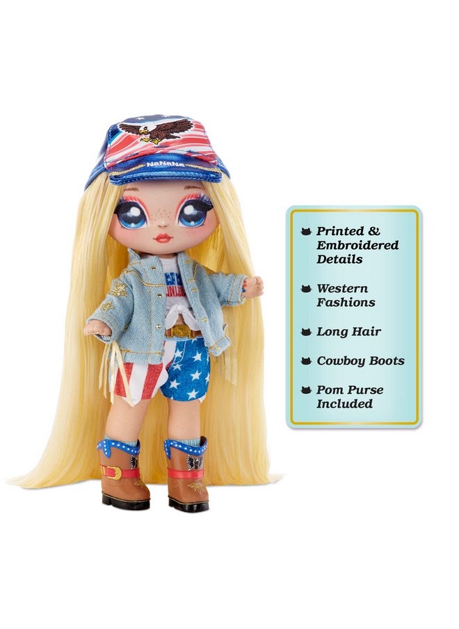 Glam Series 2 Erika Featherton - Patriotic Eagle-Inspired 7.5