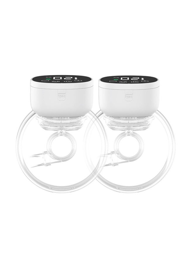 Pack Of 2 Wearable 4 Modes 12 Gears Electric Breast Pump Essence Plus 1200mAh With 20 Milk Storage Bags