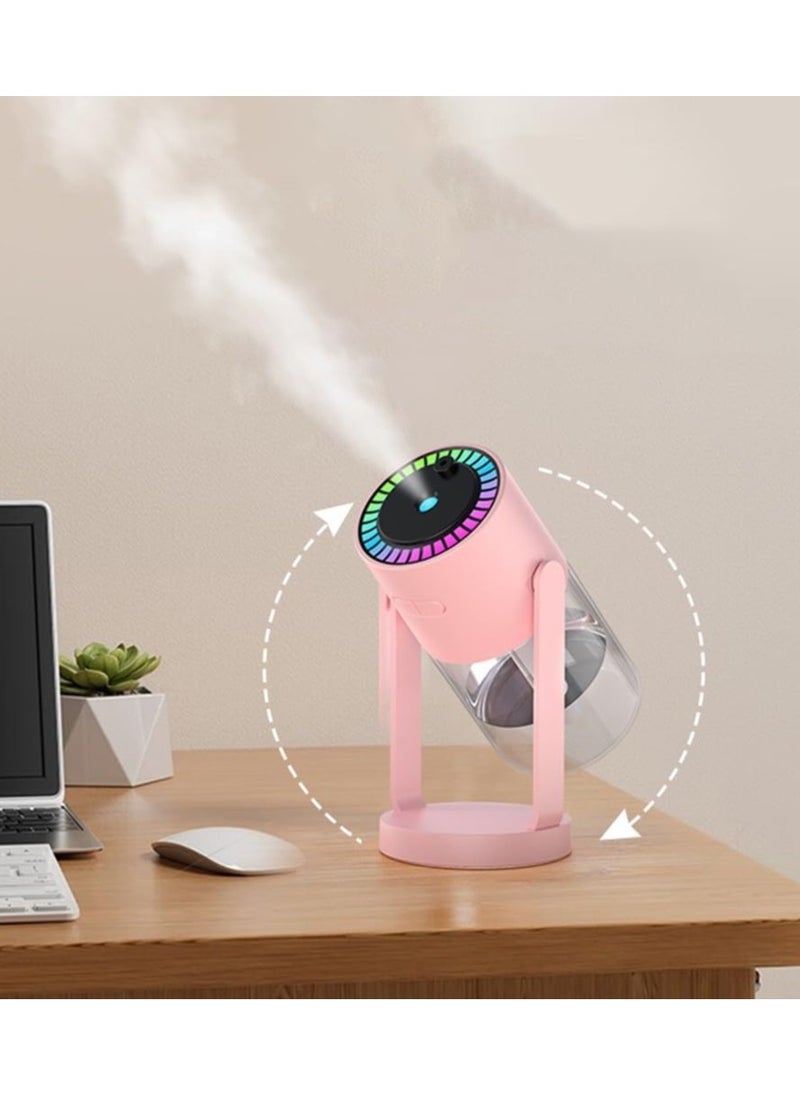 Humidifier Star Galaxy Projector | Night Light u0026 Star Projector | Quiet Air Humidifier Oil Diffuser, Convenient Stylish Nightlight Comforting Humidifier for Home Nursery Family Car (Pink)