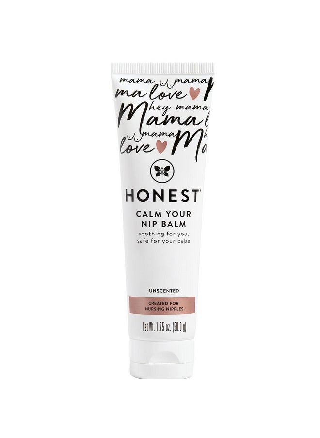 Honest Mama Calm Your Nip Balm | Nourishing + Soothing Nipple Cream For Nursing | Naturally Derived + Safe For Sensitive Skin | 1.75 Fl Oz