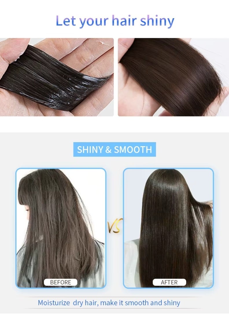 1000ml Moisturizing and Smoothing Treatment Keratin Hair Mask Restore and Repair Damaged Hair and Prevent Hair Breakage Increase Hair Softness and Helps Hair Regrowth Keratin Creamy Hair Mask Hair Cream