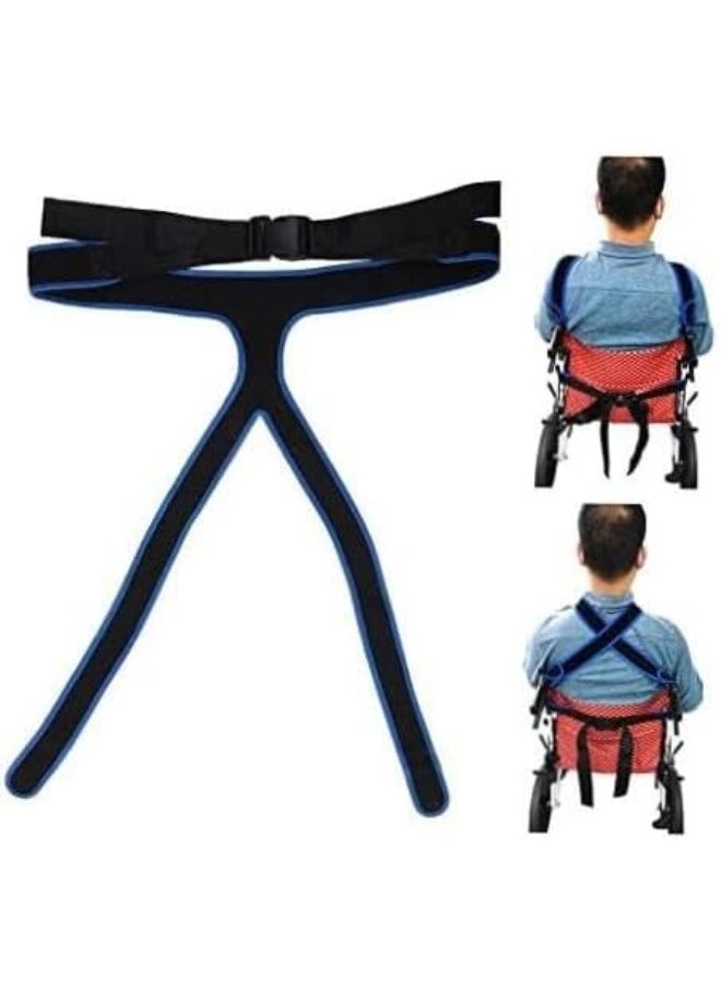 Secure Mobility Aids for Elderly and Disabled - Anti-Slip Safety Harness with Breathable Elastic Strap for Wheelchair and Bedridden Patients - Medical Supplies and Disability Equipment