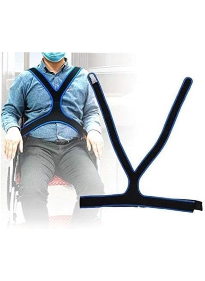 Secure Mobility Aids for Elderly and Disabled - Anti-Slip Safety Harness with Breathable Elastic Strap for Wheelchair and Bedridden Patients - Medical Supplies and Disability Equipment