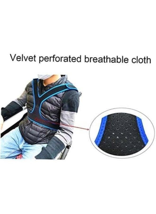 Secure Mobility Aids for Elderly and Disabled - Anti-Slip Safety Harness with Breathable Elastic Strap for Wheelchair and Bedridden Patients - Medical Supplies and Disability Equipment