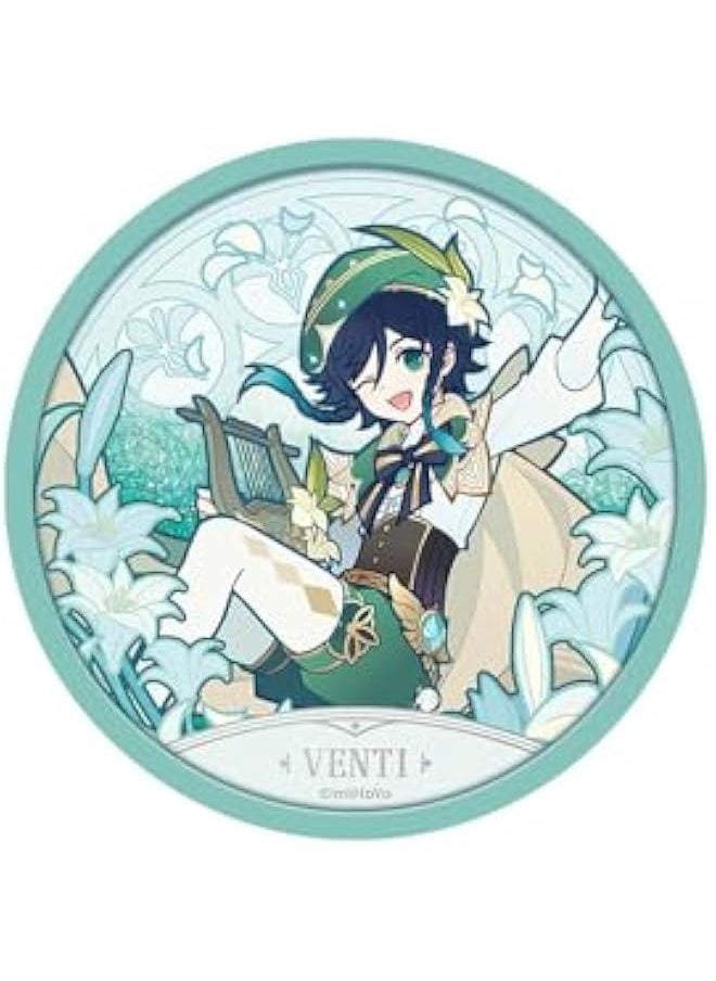 Genshin Impact Windblume's Breath Flowing Glitter Coaster Series - Venti