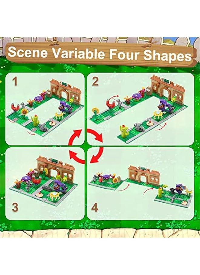 Plants and Zombies Toys vs PVZ Assembly Toys Action Figures Set Great Gifts for Kids and Fans,Birthday and Party (678 pcs)