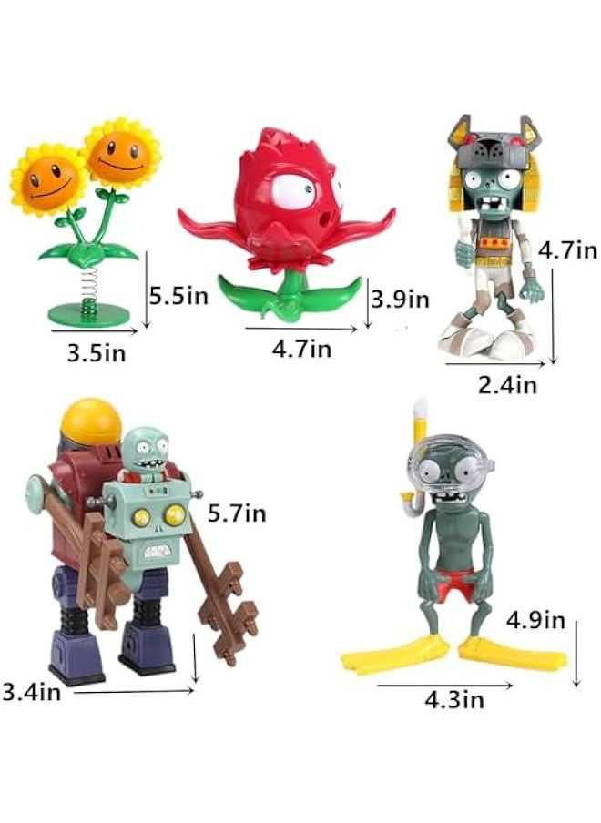 10PCS PVZ Toys Set Action Figures PVC Toy New, Zombies Plant Toy Great Gifts for Kids and Fans, Birthday and Party New