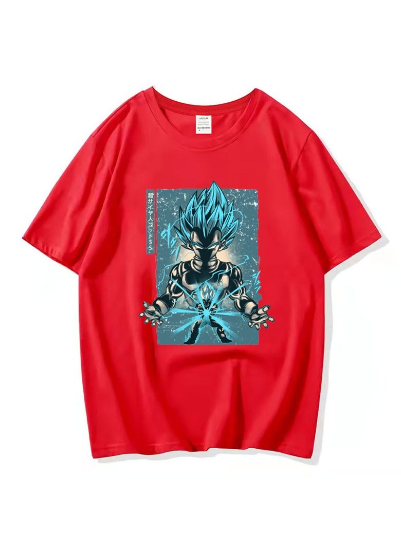 New Casual Loose Short Sleeved Pure Cotton T-shirt