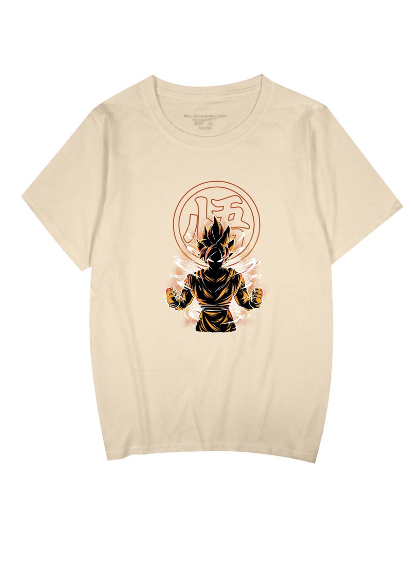 Dragon Ball Sun Wukong Casual Loose Cotton Short Sleeved Shirt