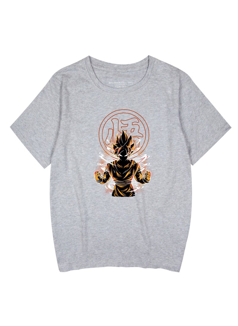 Dragon Ball Sun Wukong Casual Loose Cotton Short Sleeved Shirt