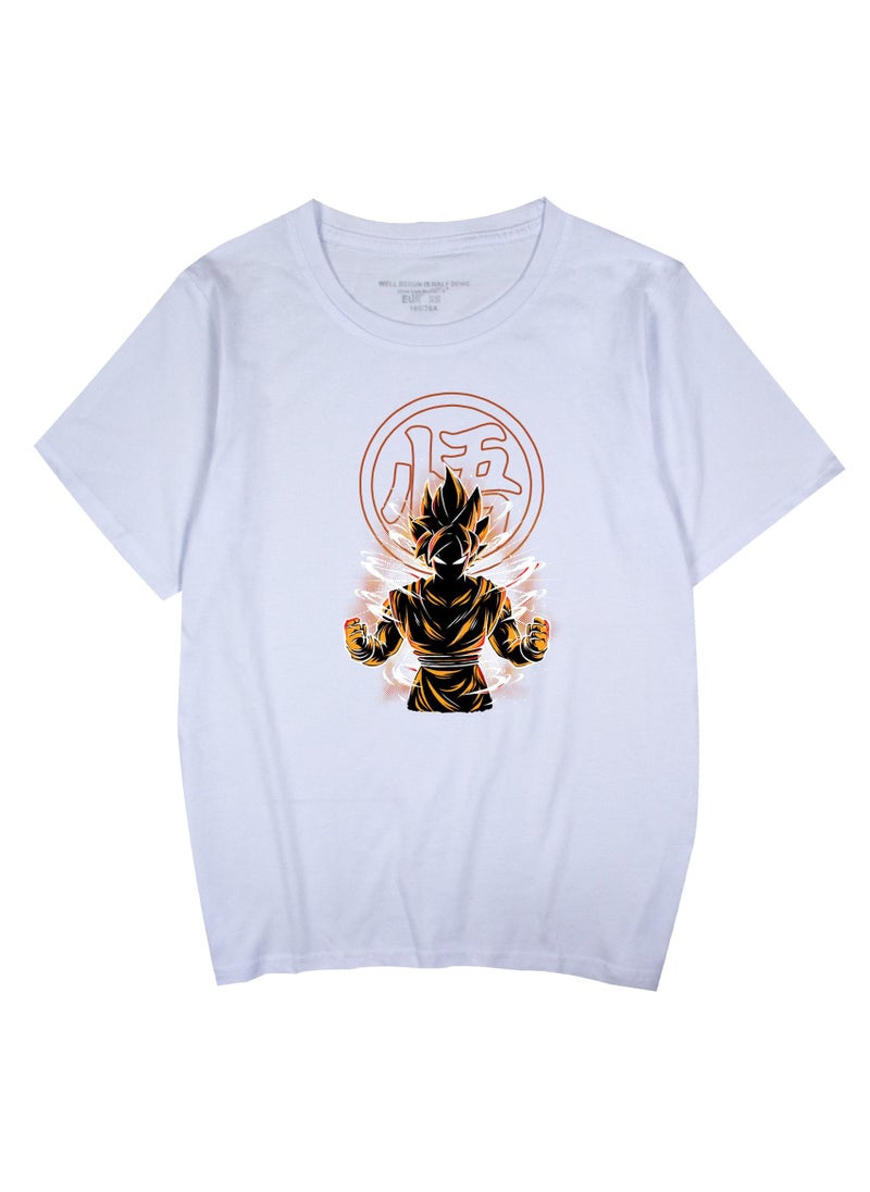 Dragon Ball Sun Wukong Casual Loose Cotton Short Sleeved Shirt