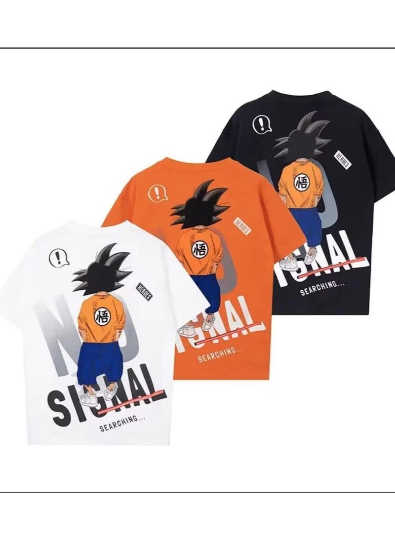 2024 Summer Dragon Ball Sun Wukong Loose Casual T-shirt