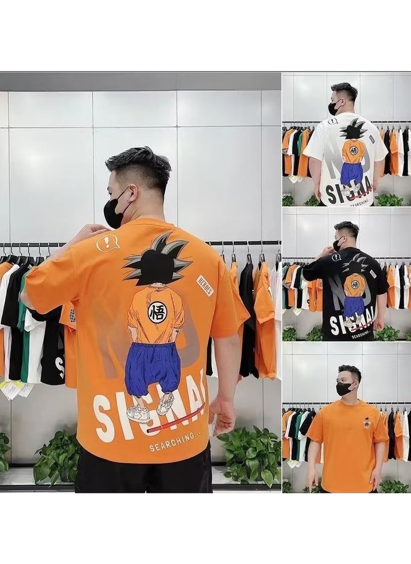 2024 Summer Dragon Ball Sun Wukong Loose Casual T-shirt