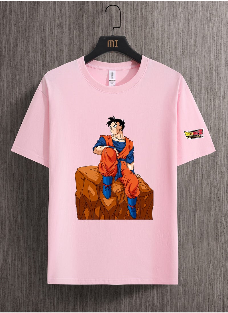 Dragon Ball Sun Wukong Summer Dress Casual Loose Round Neck Short Sleeve