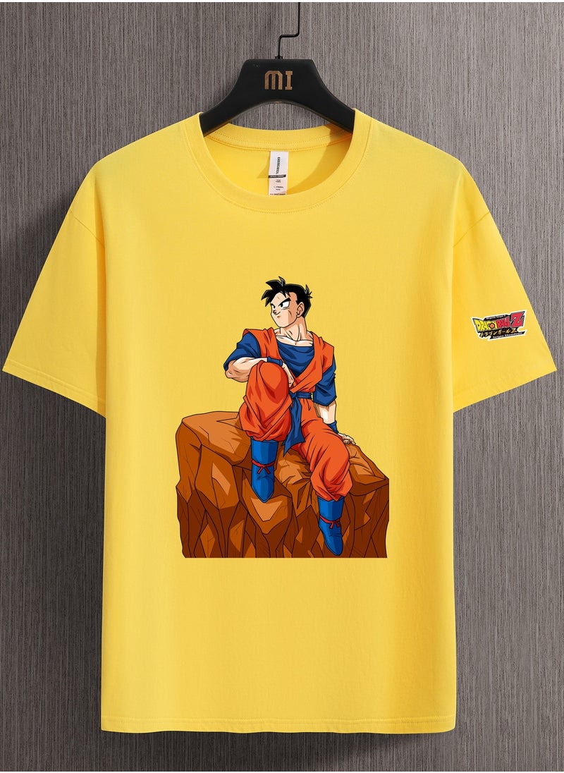 Dragon Ball Sun Wukong Summer Dress Casual Loose Round Neck Short Sleeve