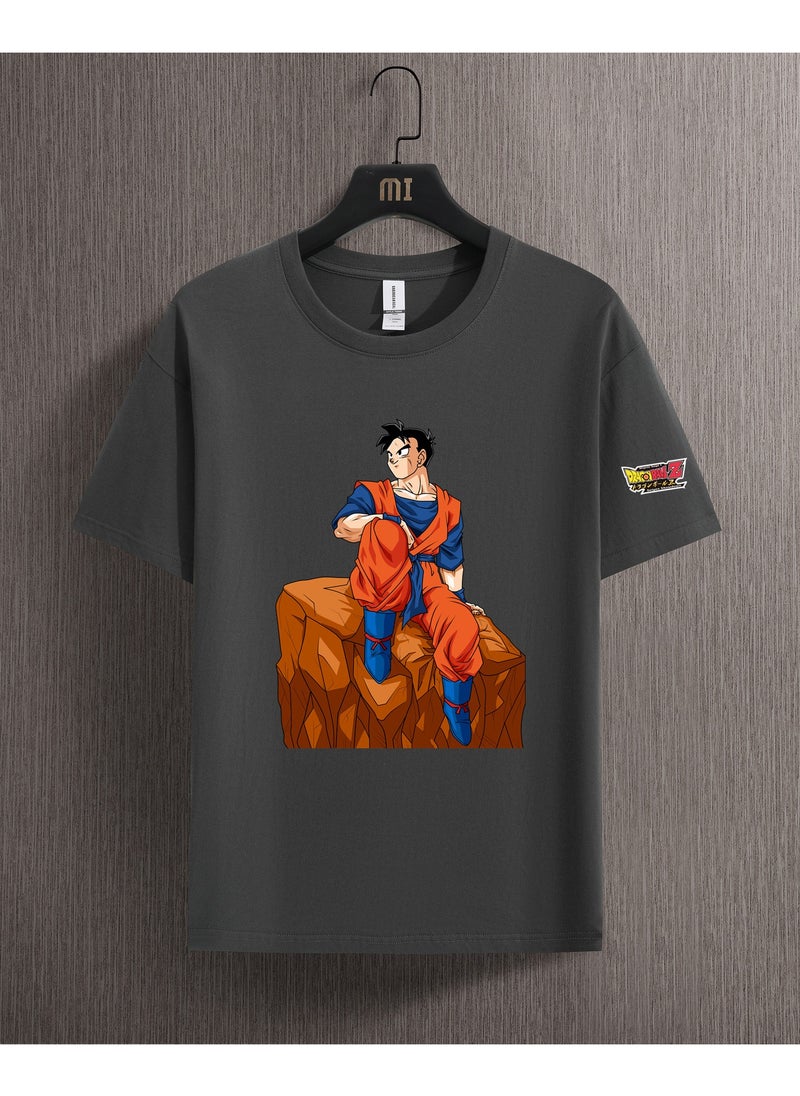 Dragon Ball Sun Wukong Summer Dress Casual Loose Round Neck Short Sleeve