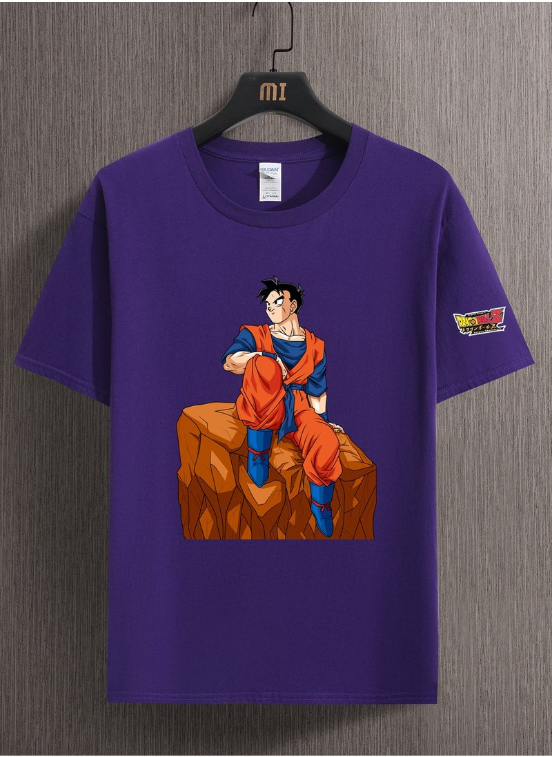 Dragon Ball Sun Wukong Summer Dress Casual Loose Round Neck Short Sleeve