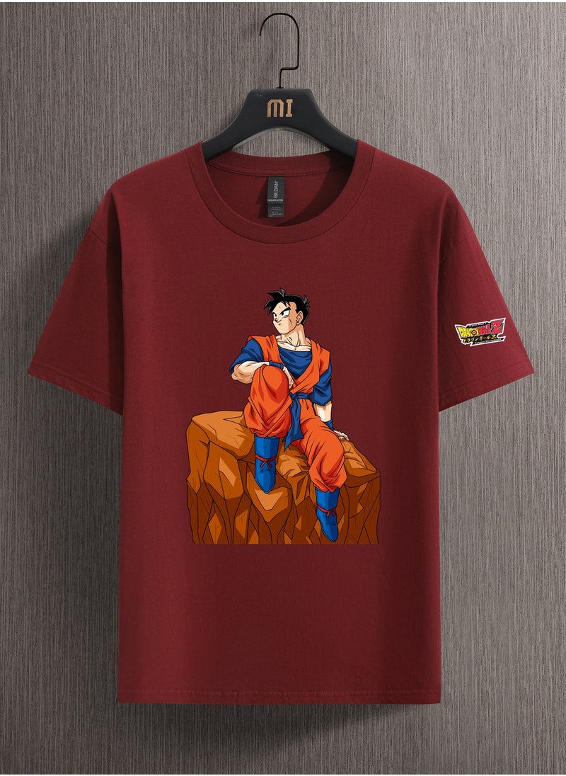 Dragon Ball Sun Wukong Summer Dress Casual Loose Round Neck Short Sleeve