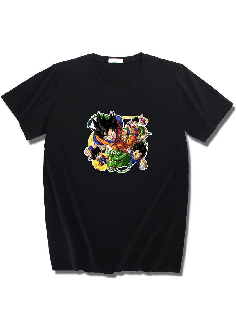 New Dragon Ball Cool Trendy Youth And Children's Pure Cotton T-shirt