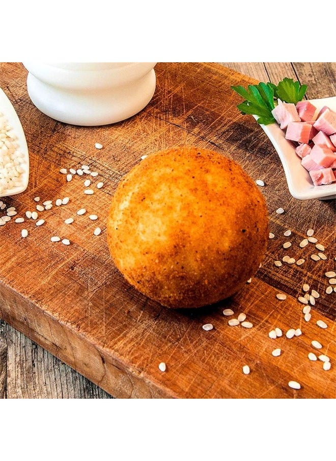 Rice , DIY Homemade Stuffed Meat Maker Kitchen Tool with Size for Arancini, Meats, Rice s (White)