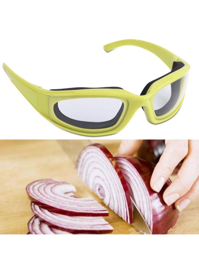 Kitchen Goggles, Anti-Spicy Onion Cutting Goggles Protective Glasses Eye Protector Kitchen Gadget BBQ Glasses Grilling Goggles, Green