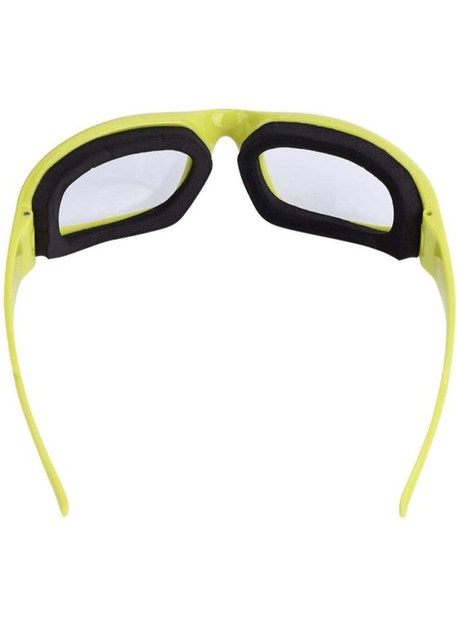 Kitchen Goggles, Anti-Spicy Onion Cutting Goggles Protective Glasses Eye Protector Kitchen Gadget BBQ Glasses Grilling Goggles, Green