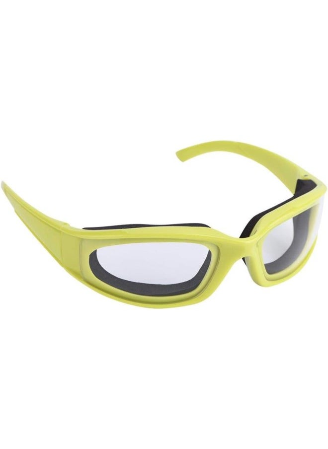 Kitchen Goggles, Anti-Spicy Onion Cutting Goggles Protective Glasses Eye Protector Kitchen Gadget BBQ Glasses Grilling Goggles, Green