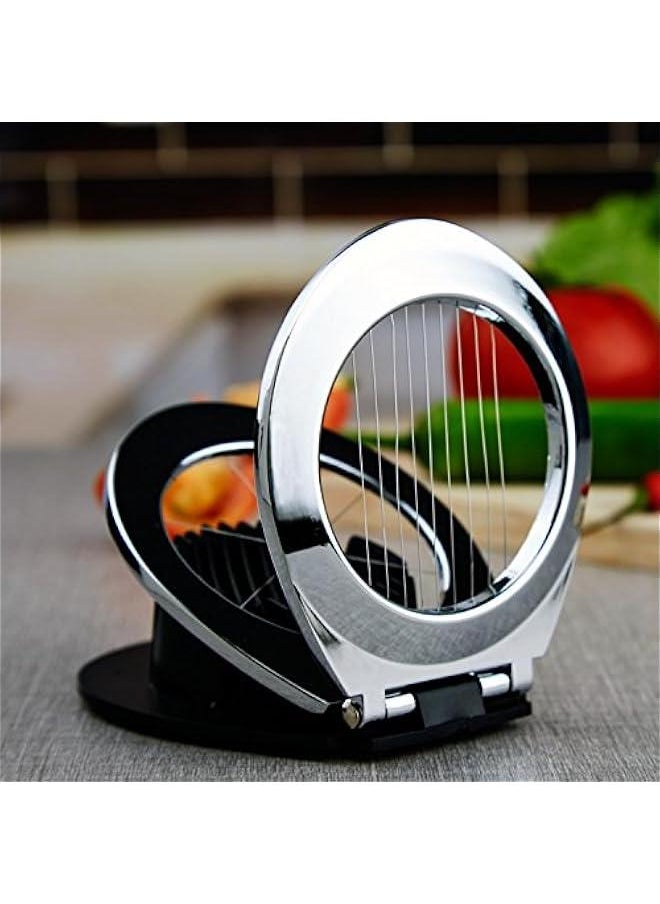 Hard Boiled Egg Slicer 3-in-1 Egg Cutter