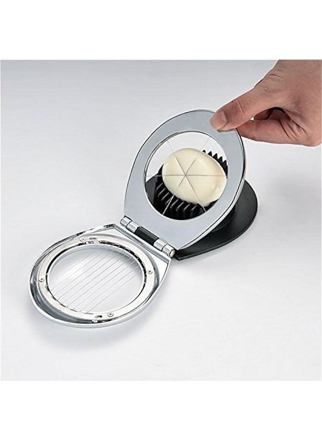 Hard Boiled Egg Slicer 3-in-1 Egg Cutter