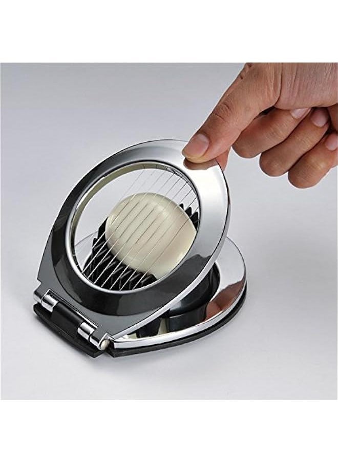 Hard Boiled Egg Slicer 3-in-1 Egg Cutter