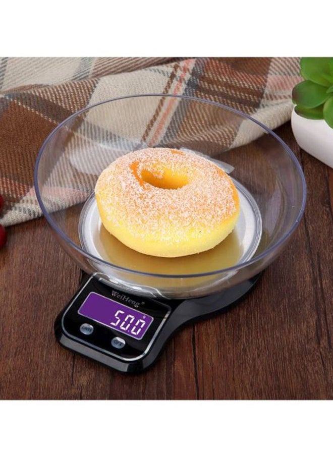 Electronic Digital Kitchen Scale Black