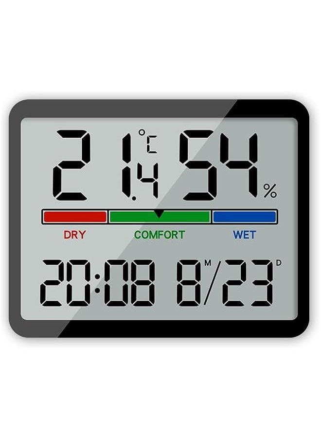 Humidity Gauge Indoor Thermometer - Digital Indoor Humidity Sensor Room Thermometer with Temperature Humidity Monitor, Accurate Hygrometer Temp Meter for Home Greenhouse Wine Cellar