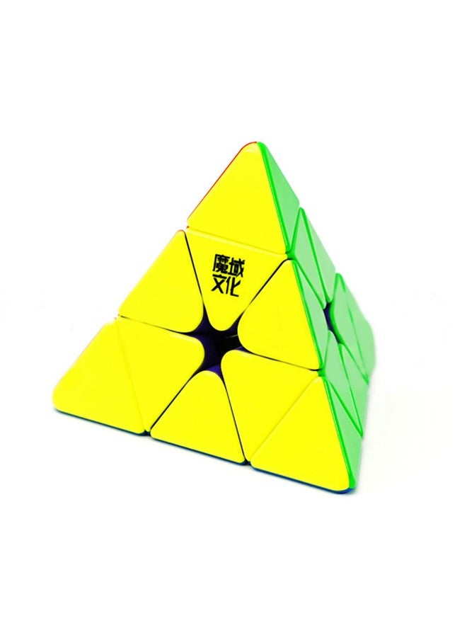 Moyu Weilong Pyraminx Maglev Stickerless Speed Cube (Pyramin Maglev Magnetic)