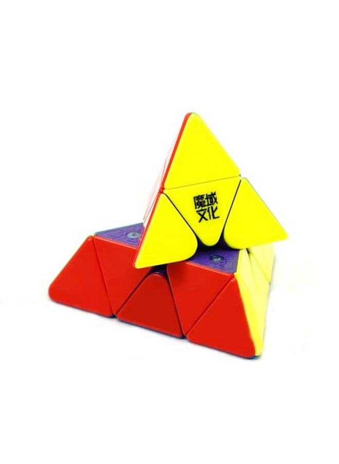 Moyu Weilong Pyraminx Maglev Stickerless Speed Cube (Pyramin Maglev Magnetic)