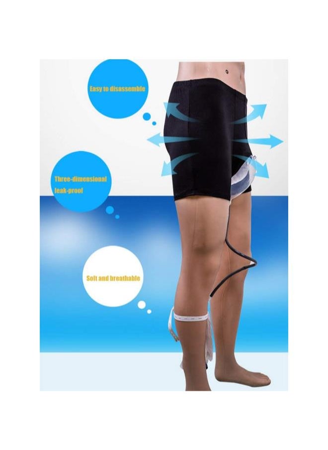 Adult Urine Drainage Bag Urine Collector, Portable Wearable Urinary Incontinence Underpants,Reusable Underpants Comfort,Leak Protection,L