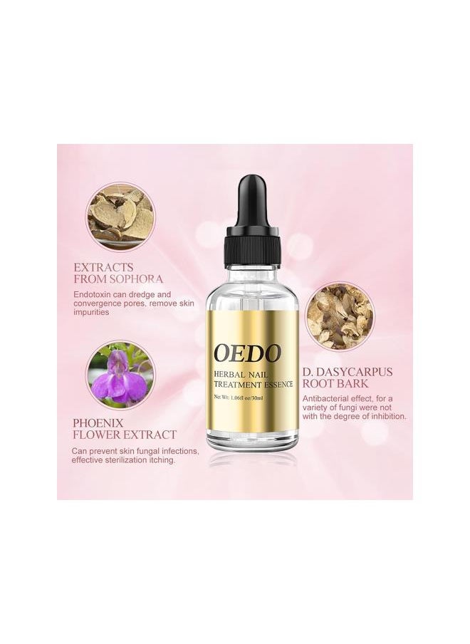 Oedo Herbal Nail Treatment Essence,Rosabelle Nail Kit,Oedo Herbal Nail Essence,Herbal Nourishing Fingernail,Oedo Nail Treatment Oil,For Weak and Damaged Nails (2PCS)