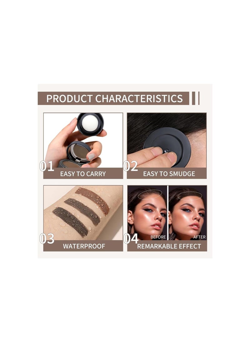 Maycheer Hairline Shadow Powder 01, Maycheer Hair Rich Shading Powder, Enhance Hairline Powder,Hairline Powder Instantly Conceals Hair Loss (1PCS-#02-Light Coffee)