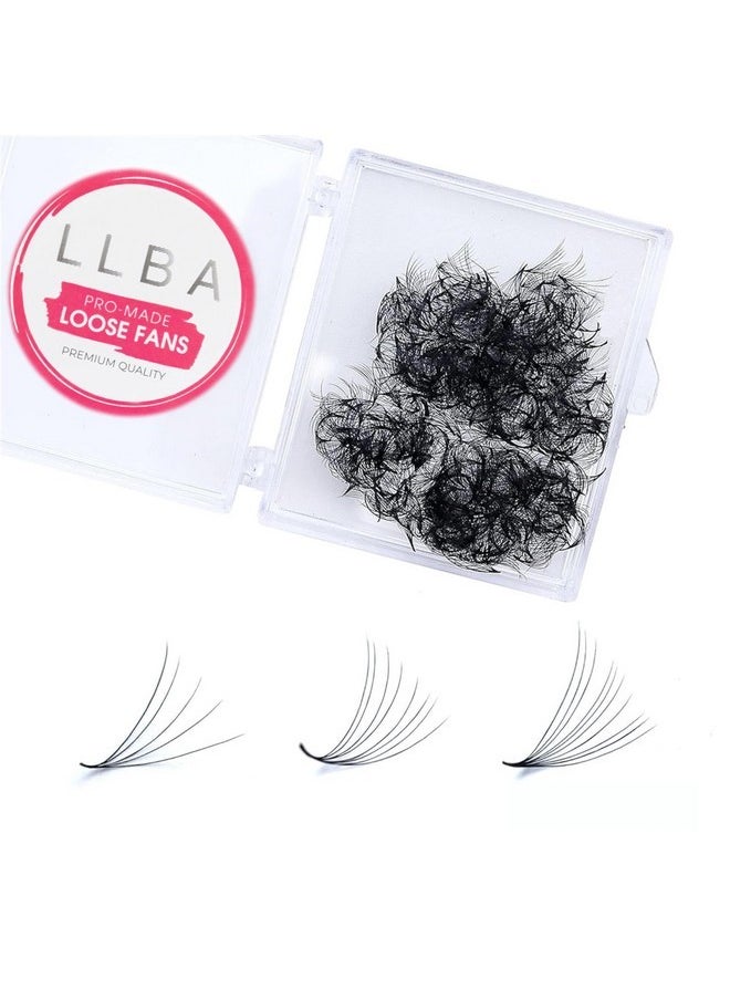 Promade Fans | Handmade Volume Eyelashes | Multi Selections From 3D To 16D | C Cc D Dd L M Curl | Thickness 0.03 ~ 0.1 Mm | 8 - 20Mm Length | Long Lasting | Easy Application (8D-0.05 D 13 Mm)