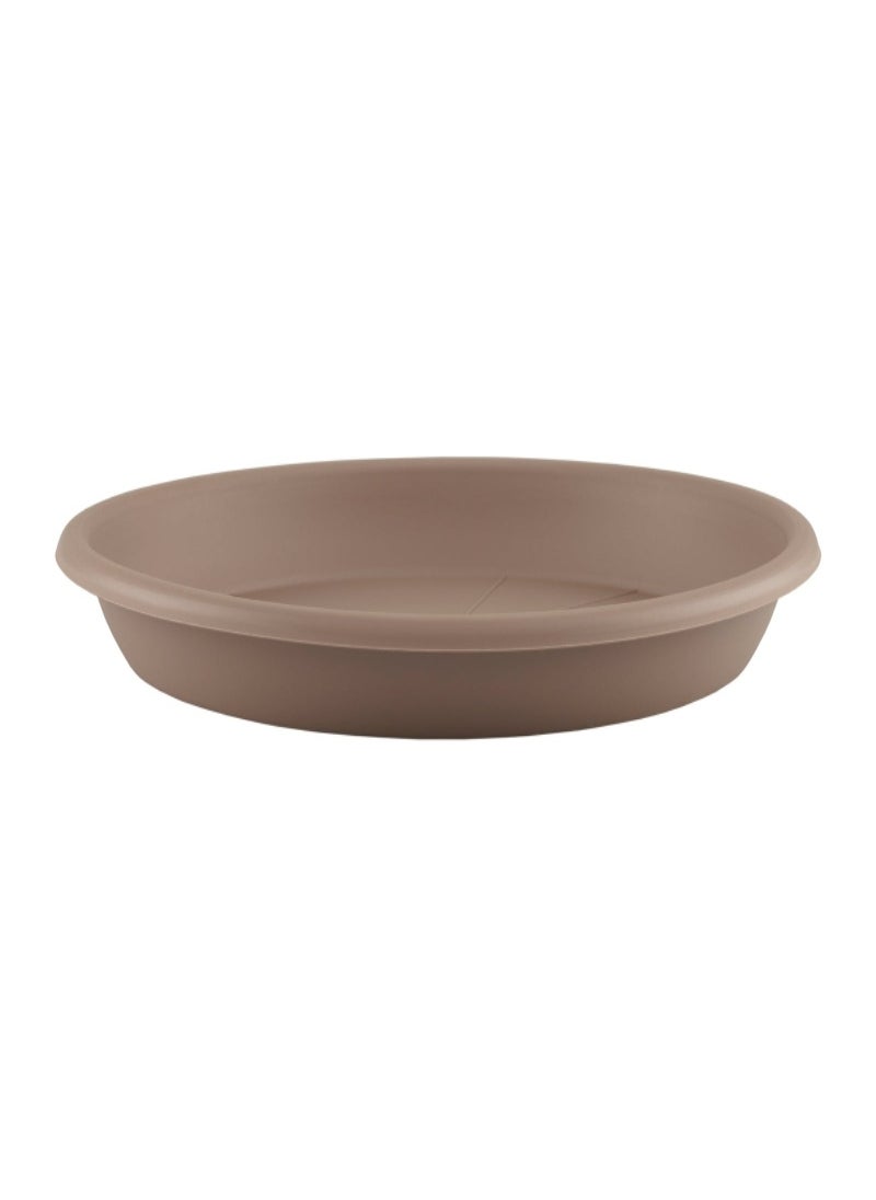 Round Plant Saucer Taupe 26 cm