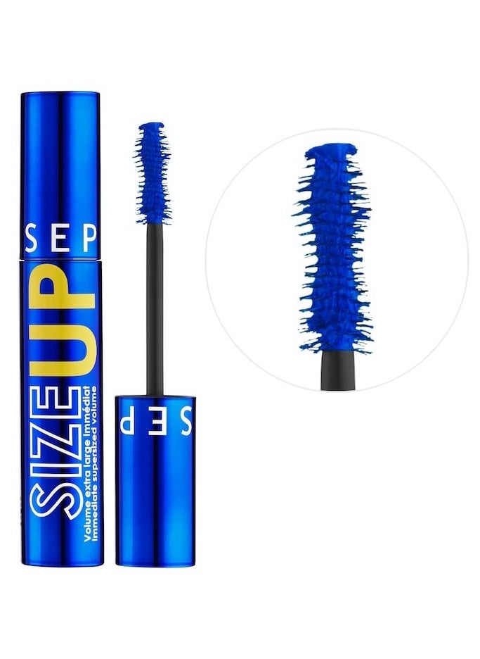 SEPHORA COLLECTION Size Up Mascara - Supersized Volume, Blue, 12.5ml | Smudge-Proof & Long-Lasting