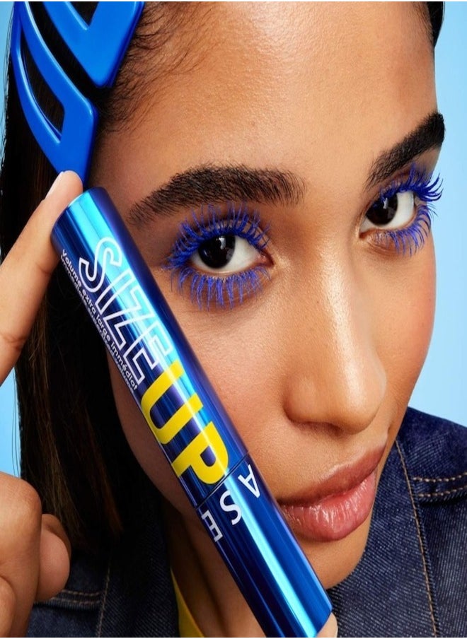 SEPHORA COLLECTION Size Up Mascara - Supersized Volume, Blue, 12.5ml | Smudge-Proof & Long-Lasting