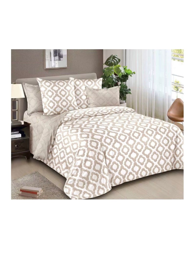 4pcs Soft & Breathable Cotton Single Comforter for All Seasons Duvet inserted bedding set